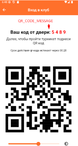 текст в окне с qr кодом текст в окне с qr кодом
